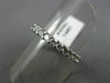 ESTATE 1.43CT DIAMOND 14KT WHITE GOLD 3D ETERNITY WEDDING ANNIVERSARY RING #2094
