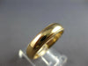 ESTATE SOLID 14KT YELLOW GOLD 4.5MM COMFORT FIT MILGRAIN ANNIVERSARY RING #27595