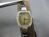 ANTIQUE LARGE .50CT OLD MINE DIAMOND PLATINUM ART DECO SQUARE LADY'S WATCH 28187