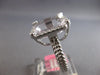 EXTRA LARGE 11.47CT DIAMOND & AAA KUNZITE 18KT WHITE GOLD SQUARE ENGAGEMENT RING