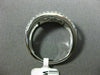 ESTATE 1CT DIAMOND 14KT WHITE GOLD CLASSIC 5 STONE DOUBLE ROW ANNIVERSARY RING