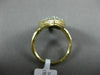 ESTATE LARGE 1.5CT DIAMOND 14K 2 TONE GOLD PAVE MARQUISE HAMMER DESIGN LOVE RING