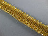 LARGE 25.94CT MULTI COLOR DIAMOND 18KT YELLOW GOLD 3D GRADUATING TENNIS BRACELET