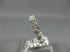 ESTATE .36CT DIAMOND 14K WHITE GOLD 3D FLOWER FILIGREE WEDDING ANNIVERSARY RING