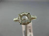 ESTATE .63CT DIAMOND 14K WHITE GOLD 9 STONE CHANEL WEDDING ANNIVERSARY RING 2419