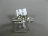 ESTATE .50CT PRINCESS DIAMOND 14KT WHITE GOLD CLASSIC SOLITAIRE ENGAGEMENT RING