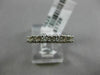 ESTATE .35CT ROUND DIAMOND 14KT WHITE GOLD 3D CLASSIC 7 STONE ANNIVERSARY RING