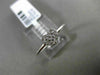 ESTATE .17CT ROUND DIAMOND 18K WHITE GOLD 3D CLUSTER HEART LOVE CLASSIC FUN RING