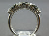 1.0CT WHITE & BLACK DIAMOND 14KT WHITE GOLD 3D MULTI HEART SIDEWAYS LOVE RING