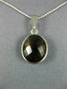 ESTATE 4.0CT AAA SMOKEY TOPAZ 14KT WHITE GOLD 3D CLASSIC BEZEL OVAL PENDANT