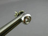 ESTATE .54CT DIAMOND 14K WHITE GOLD CLASSIC BEZEL SOLITAIRE STUD EARRINGS #25788