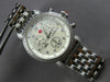 LARGE 2.0CT DIAMOND STAINLESS STEEL CSX MICHELE CHRONOGRAPH WOMENS WATCH #27813
