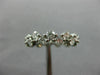WIDE 2.88CT DIAMOND 14KT WHITE GOLD 3D ZIG ZAG ETERNITY WEDDING ANNIVERSARY RING