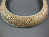 ESTATE MASSIVE 51.21CT WHITE & PINK DIAMOND 18KT 2 TONE GOLD 3D TENNIS NECKLACE