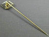 ANTIQUE .03CT OLD MINE DIAMOND 14KT 2 TONE GOLD OCTAGON FILIGREE LAPEL PIN 26194