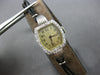 ANTIQUE LARGE .50CT OLD MINE DIAMOND PLATINUM ART DECO SQUARE LADY'S WATCH 28187