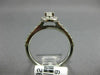 ESTATE .51CT ROUND & PEAR DIAMOND 14KT WHITE GOLD SEMI ETERNITY ENGAGEMENT RING