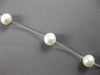 ESTATE AAA SOUTH SEA PEARL 14KT WHITE GOLD 3D CLASSIC 7MM FUN LOVE BRACELET