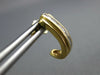 ESTATE .30CT DIAMOND 14KT YELLOW GOLD CLASSIC PRINCESS UMBRELLA HANGING EARRINGS