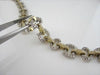 ESTATE WIDE 4.80CT DIAMOND 14KT WHITE & YELLOW GOLD FANCY MULTI SHAPE BRACELET