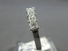 WIDE 1.16CT DIAMOND 14KT WHITE GOLD PRINCESS INVISIBLE WEDDING ANNIVERSARY RING