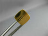 ESTATE 14KT YELLOW GOLD 3D CLASSIC MATTE AND SHINY SQUARE MENS PIN