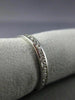 ESTATE .96CT DIAMOND 14KT WHITE GOLD 3D CLASSIC ETERNITY ANNIVERSARY RING #1636