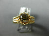 ESTATE 1.43CT CHOCOLATE FANCY DIAMOND 18KT ROSE GOLD 3D 4 PRONG ENGAGEMENT RING