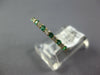 .46CT DIAMOND & AAA EMERALD 14KT YELLOW GOLD 2MM SEMI ETERNITY ANNIVERSARY RING