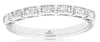 .20CT DIAMOND 14KT WHITE GOLD BAGUETTE 7 STONE BEZEL FILIGREE ANNIVERSARY RING