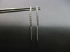 ESTATE LARGE .72CT DIAMOND 14KT WHITE GOLD GRADUATING BAR CHANDELIER HANGING EARRINGS