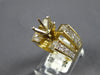LARGE 2.35CT DIAMOND 14KT YELLOW GOLD MARQUISE SHAPE SEMI MOUNT ENGAGEMENT RING