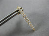 .52CT DIAMOND 18KT YELLOW GOLD 3D CLASSIC GRADUATING BAR FUN HANGING EARRINGS