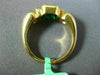 ESTATE 2.48CT DIAMOND AAA RUBY & EMERALD 18KT YELLOW GOLD LOVE ANNIVERSARY RING