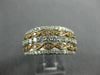 WIDE 1.0CT DIAMOND 14K WHITE & ROSE GOLD FILIGREE SEMI ETERNITY ANNIVERSARY RING