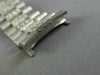 ESTATE LONG 8.0CT DIAMOND 18KT WHITE GOLD 3D ITALIAN DIAMOND MENS WATCH BAND