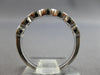ESTATE .35CT DIAMOND 18K WHITE GOLD ROUND SEMI ETERNITY WEDDING ANNIVERSARY RING