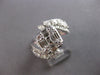 EXTRA LARGE 1.85CT DIAMOND 18KT WHITE GOLD 3D MULTI SHAPE SQUARE ENGAGEMENT RING