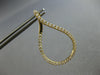 ESTATE 1.25CT DIAMOND 14K YELLOW GOLD 3D TEAR DROP SIDEWAY HOOP HANGING EARRINGS