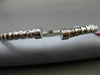 ESTATE .30CT DIAMOND 14K WHITE GOLD 3D SQUARE FLEXIBLE PAVE ROPE BANGLE BRACELET