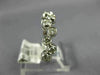 ESTATE .53CT DIAMOND 14KT WHITE GOLD ETOILE BEZEL ELEVEN STONE ANNIVERSARY RING