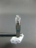 ESTATE .90CT PRINCESS & BAGUETTE DIAMOND 14KT WHITE GOLD ANNIVERSARY RING #1217