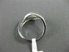 ESTATE .37CT DIAMOND 18KT WHITE GOLD MULTI ROW INFINITY SEMI ETERNITY LOVE RING