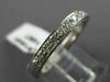 ESTATE .30CT DIAMOND 14KT WHITE GOLD FILIGREE ETERNITY ANNIVERSARY RING #19885