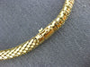ESTATE LARGE 14KT YELLOW GOLD 3D CLASSIC SNAKE FLEXIBLE NECKLACE