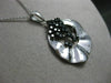 ESTATE LARGE 1.40CT DIAMOND 14KT WHITE GOLD 3D ETOILE HAMMER FLOATING PENDANT