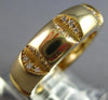 ESTATE .14CT DIAMOND 14KT YELLOW GOLD 3D ROUND SQUARE FUN ANNIVERSARY RING