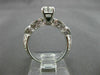 ESTATE EGL 2.24CT EMERALD CUT DIAMOND 18K W GOLD ENGAGEMENT RING I VS2 7X5 21171