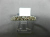ESTATE .70CT DIAMOND 14KT WHITE GOLD 3D CLASSIC SEMI ETERNITY ANNIVERSARY RING