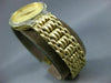 ESTATE LARGE GENEVE .70CT DIAMOND 14KT WHITE & YELLOW GOLD 3D ROUND WATCH #10771